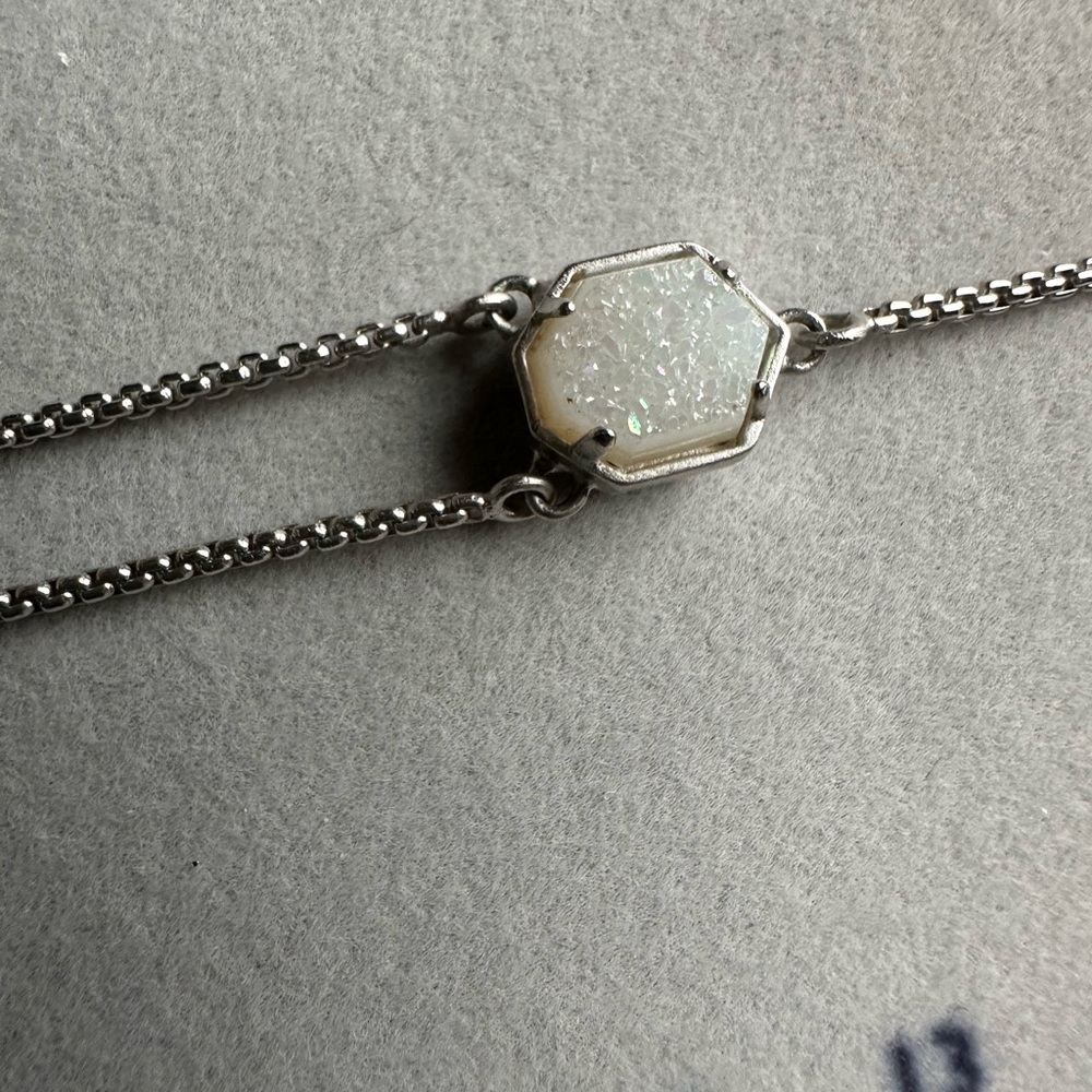 Kendra Scott Silver Y-necklace